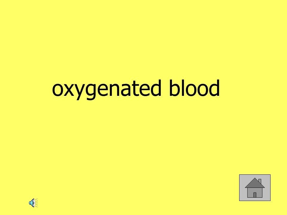 oxygenated blood
