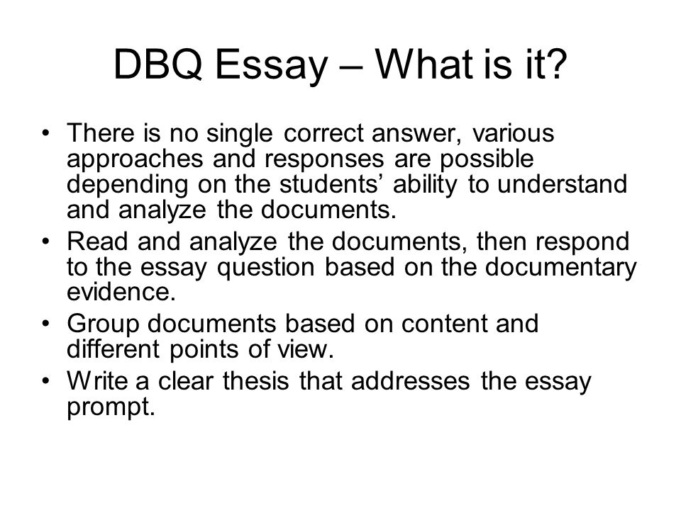 Document Based Question DBQ Ppt Download document-based-question-dbq-ppt-download
