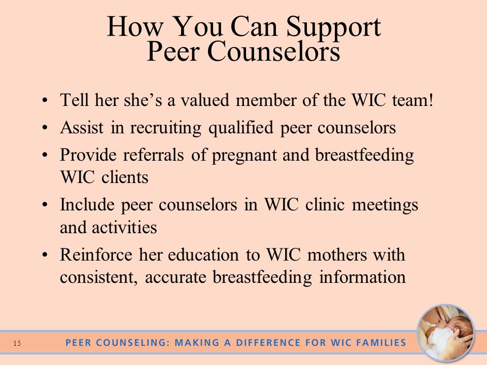 How You Can Support Peer Counselors