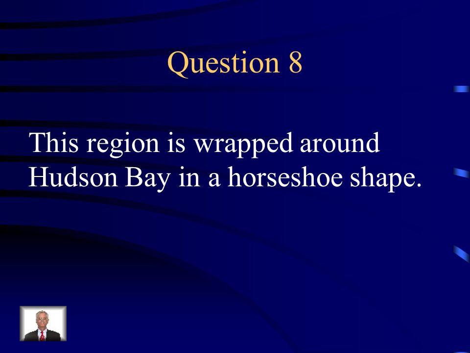 Question 8 This region is wrapped around