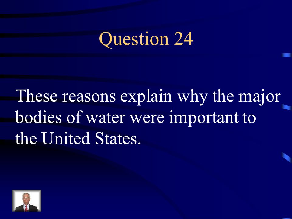 Question 24 These reasons explain why the major
