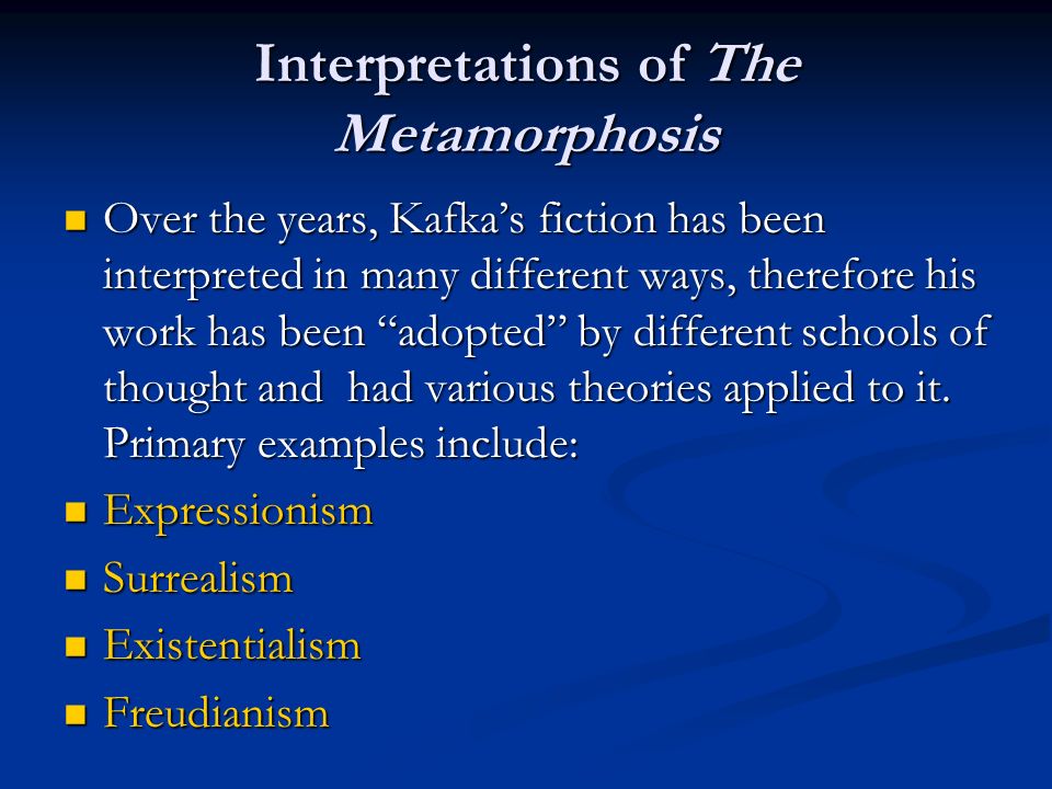 what is the theme of metamorphosis