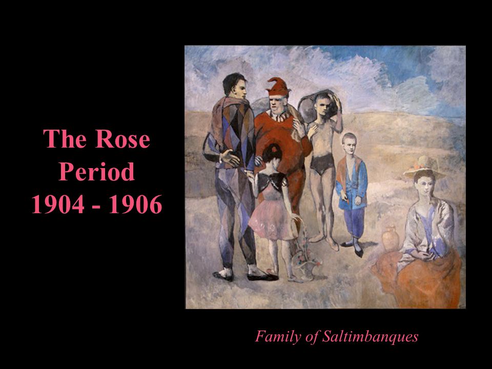 The Rose Period Family of Saltimbanques