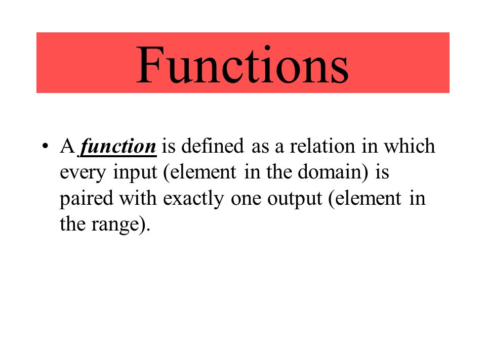 Relations and Functions - ppt download