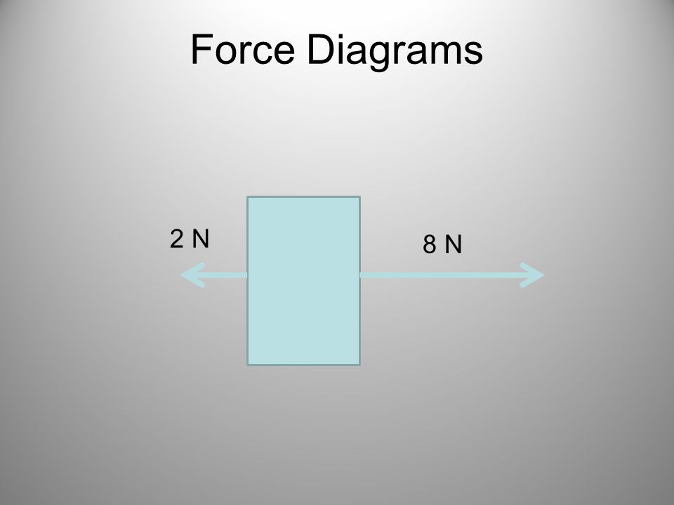Force Diagrams 2 N 8 N