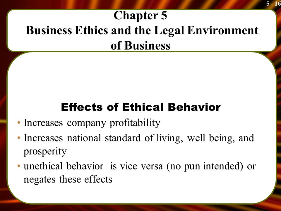 Business Ethics And The Legal Environment Of Business Ppt Download