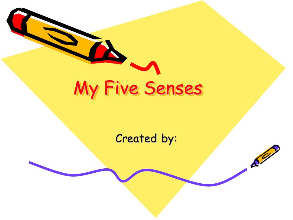 My Five Senses Created by:
