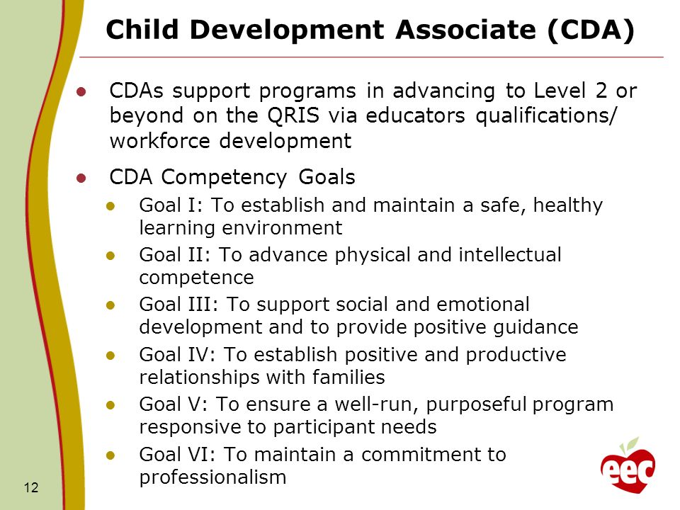 Child Development Associate (CDA)