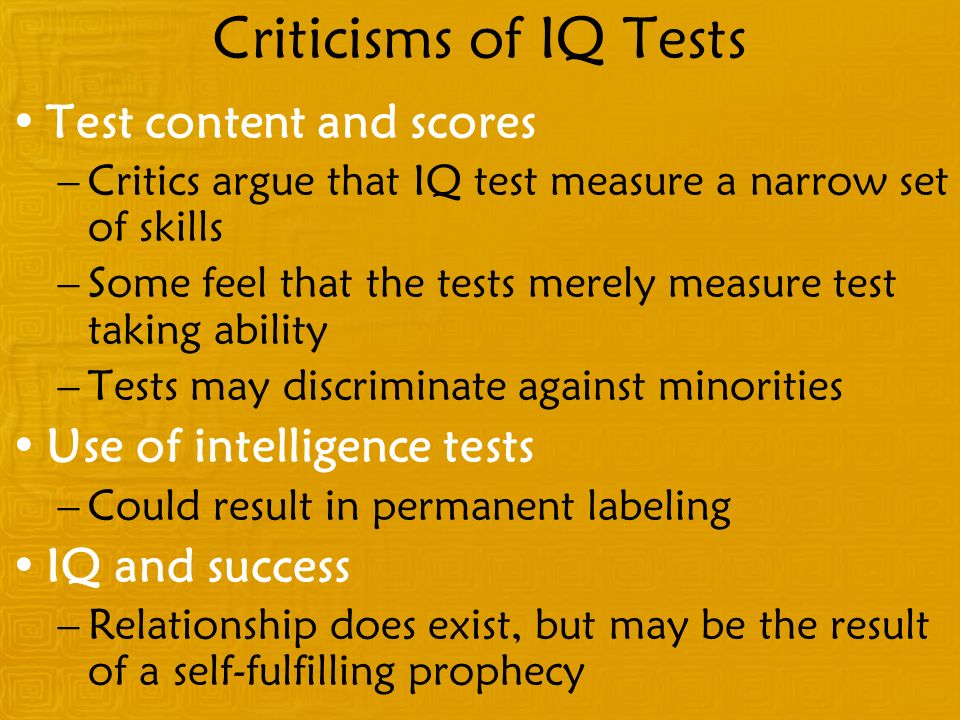 Understanding the Limitations of IQ Testing — Eightify