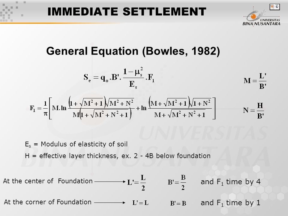 Session 7 – 8 SETTLEMENT OF SHALLOW FOUNDATION - ppt video online download
