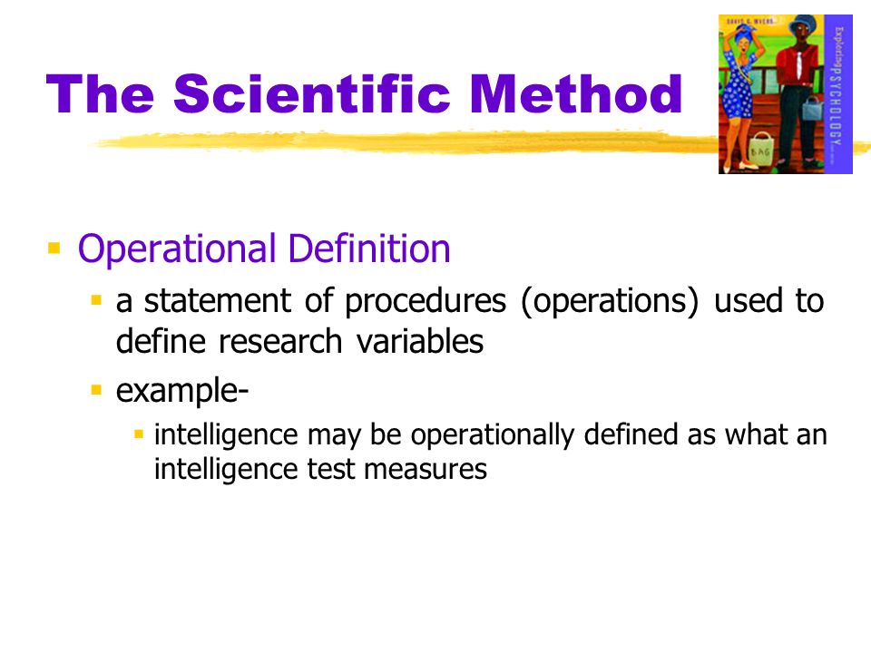 The Scientific Method Operational Definition