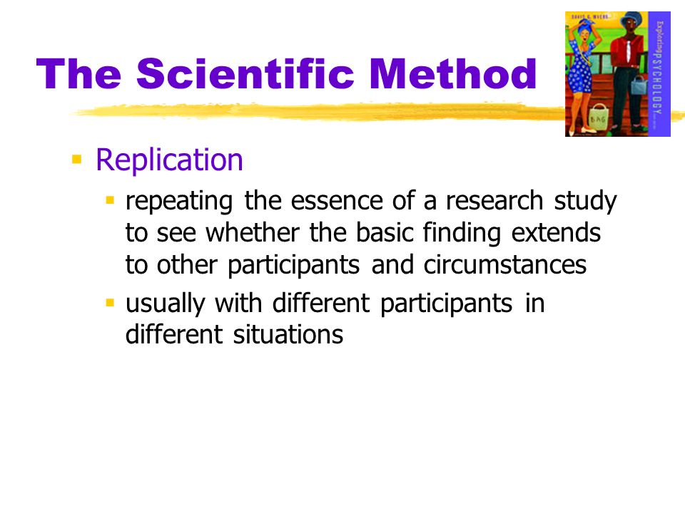 The Scientific Method Replication
