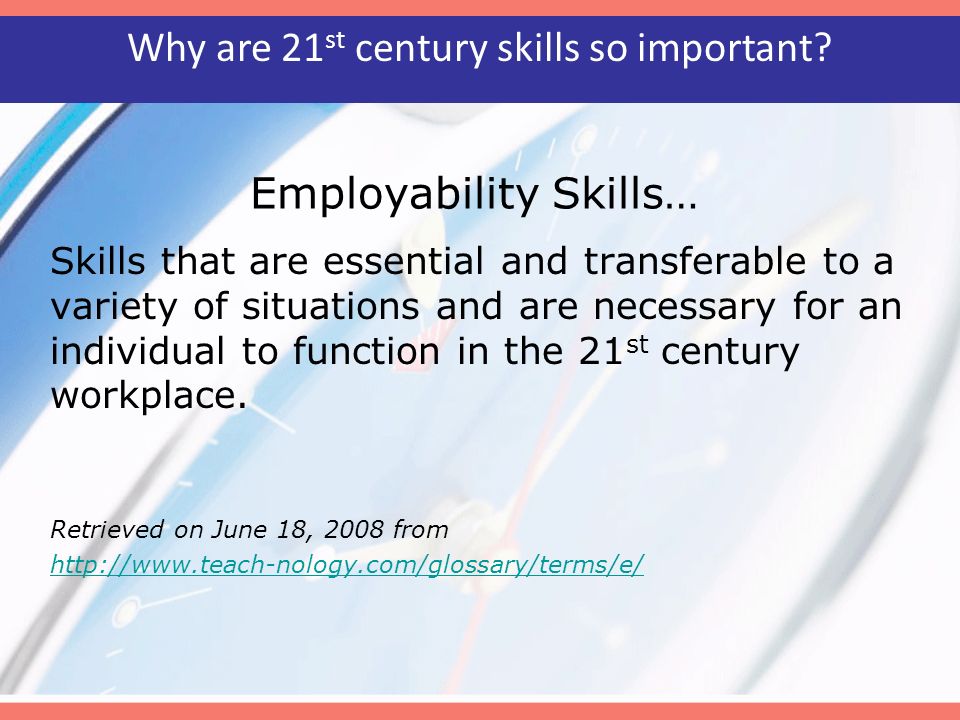 Employability Skills…