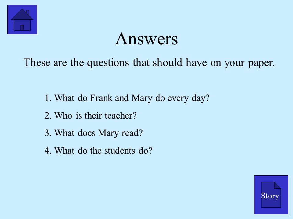 These are the questions that should have on your paper.