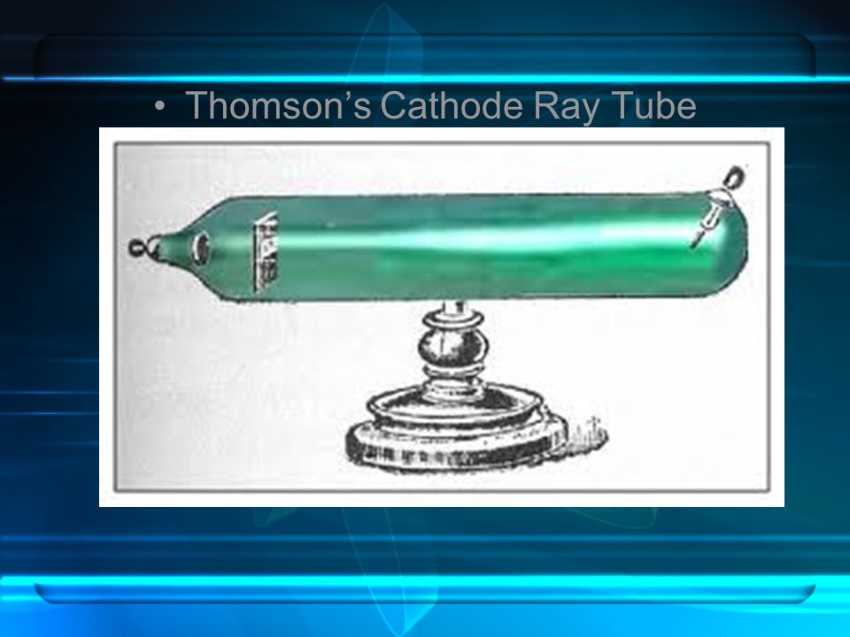 Thomson’s Cathode Ray Tube