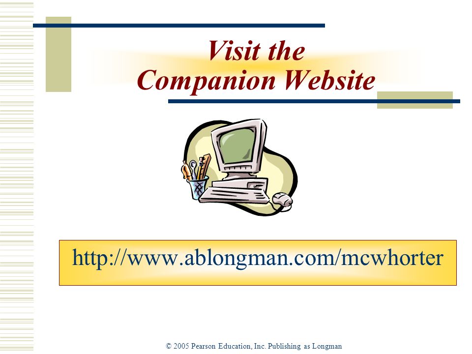Visit the Companion Website