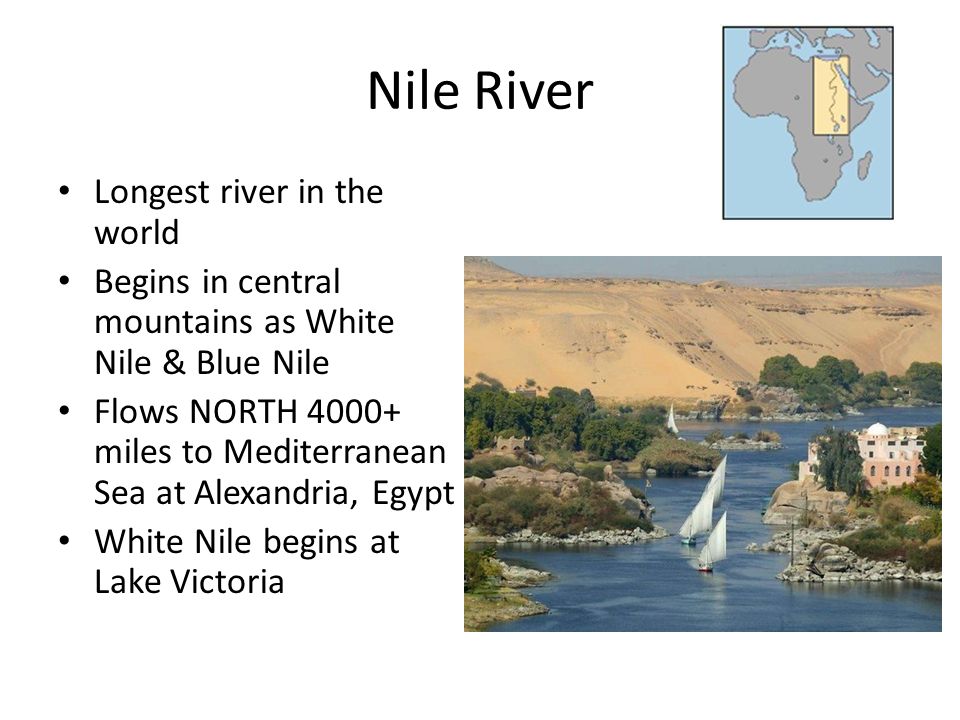 Nile River Longest river in the world