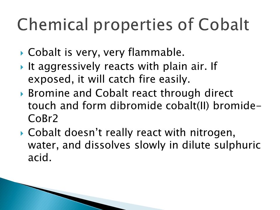 Co Cobalt. - ppt download
