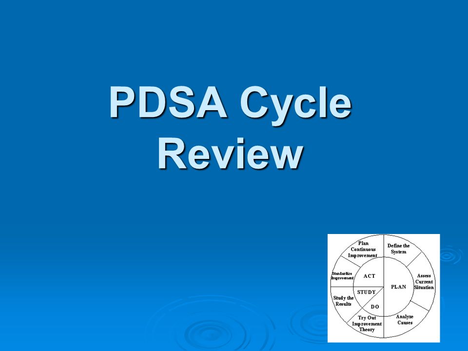 PDSA Cycle Review