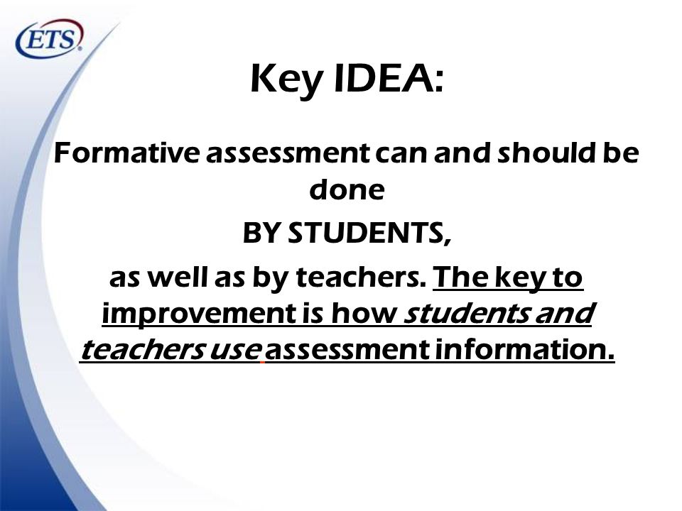 Formative assessment can and should be done