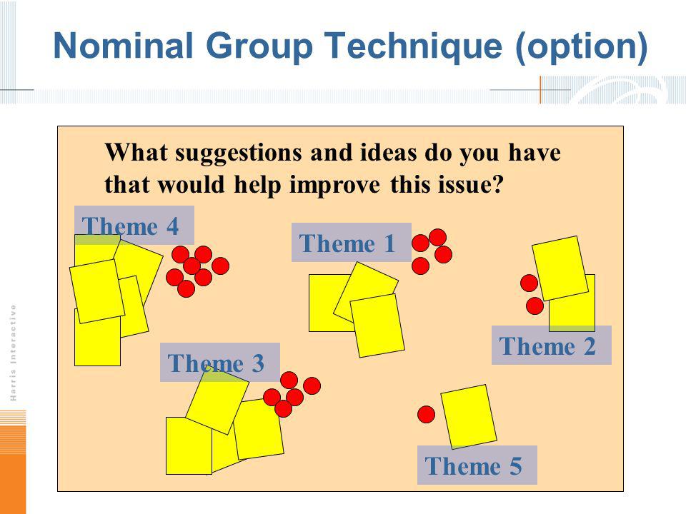 Nominal Group Technique (option)