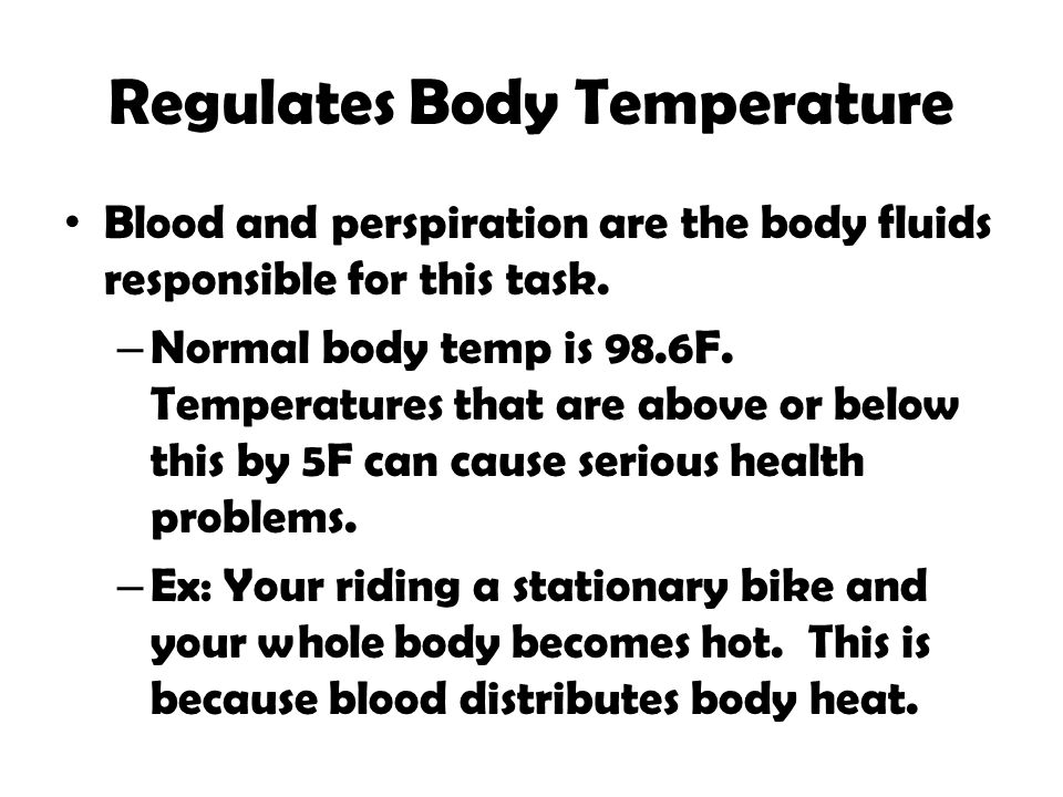 Regulates Body Temperature