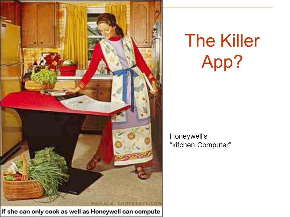 The Killer App Honeywell’s kitchen Computer