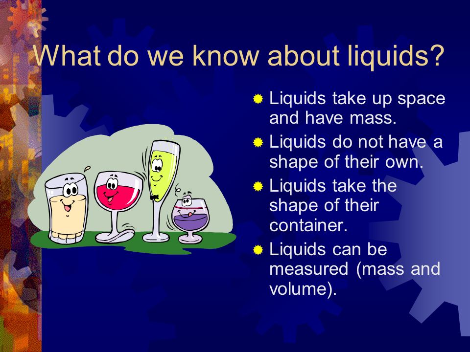 What do we know about liquids