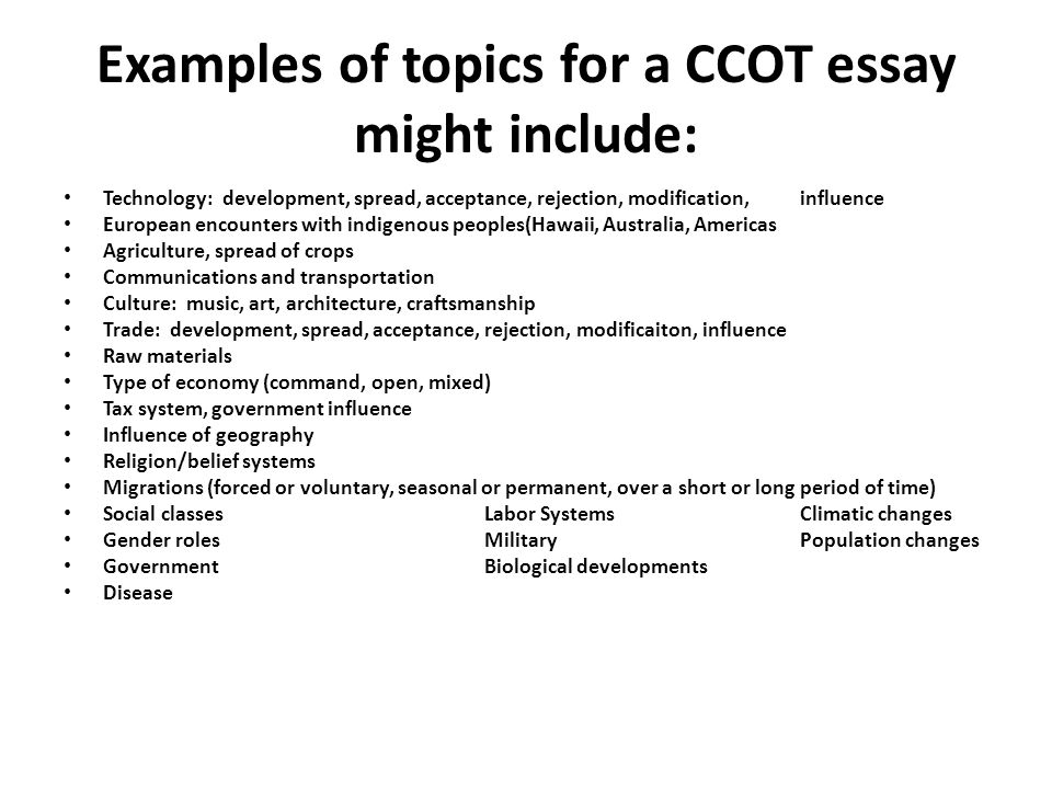 change in technology essay