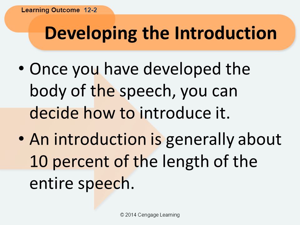 Developing the Introduction