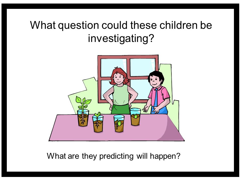 What question could these children be investigating