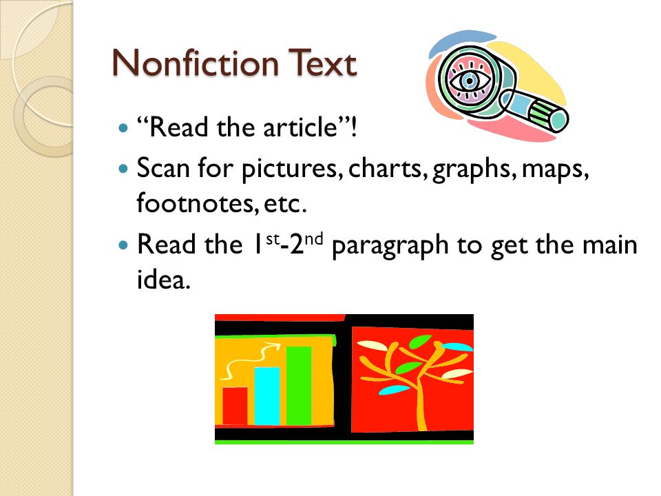 Nonfiction Text Read the article !