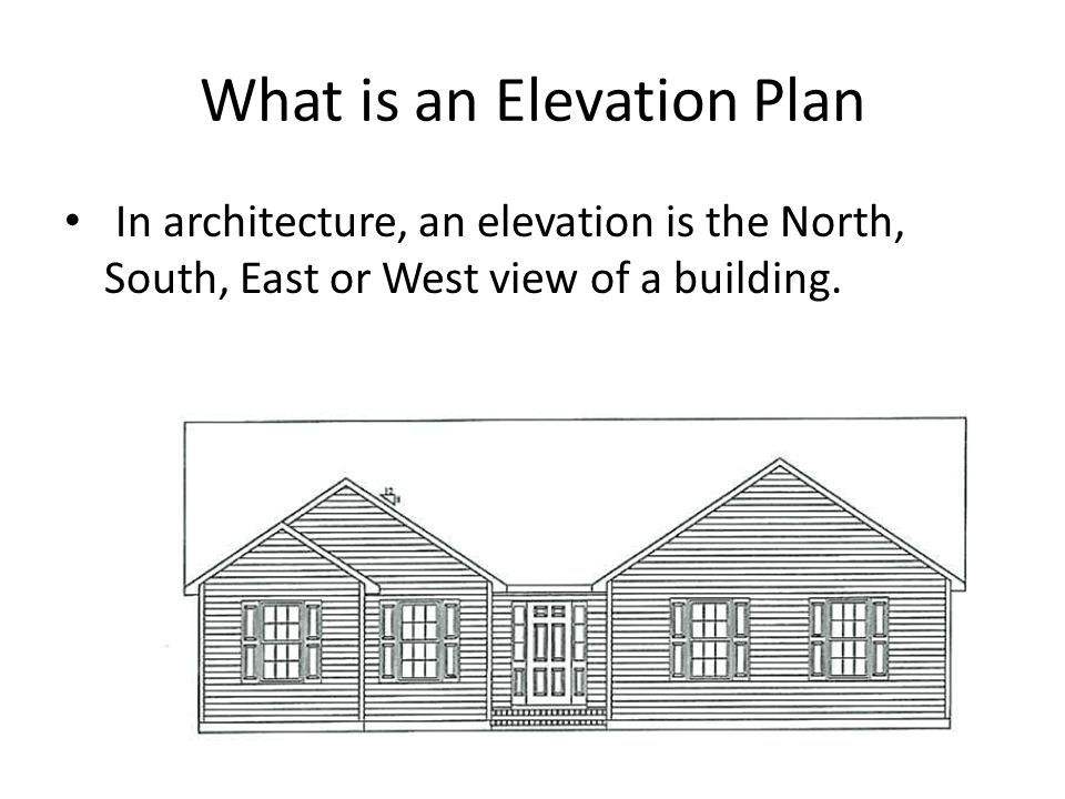 What is an Elevation Plan