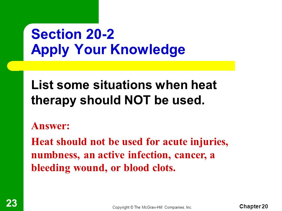 Section 20-2 Apply Your Knowledge