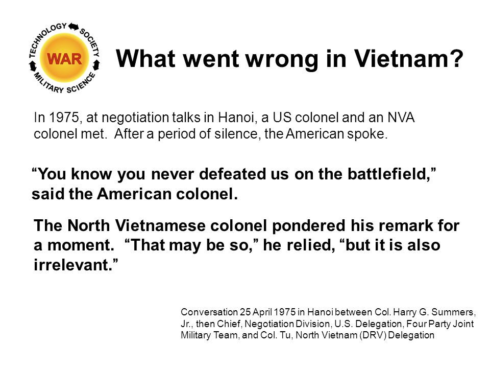 What Went Wrong in Vietnam