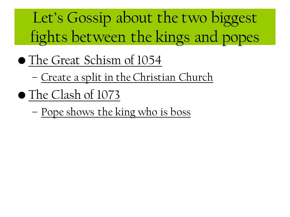 Let’s Gossip about the two biggest fights between the kings and popes