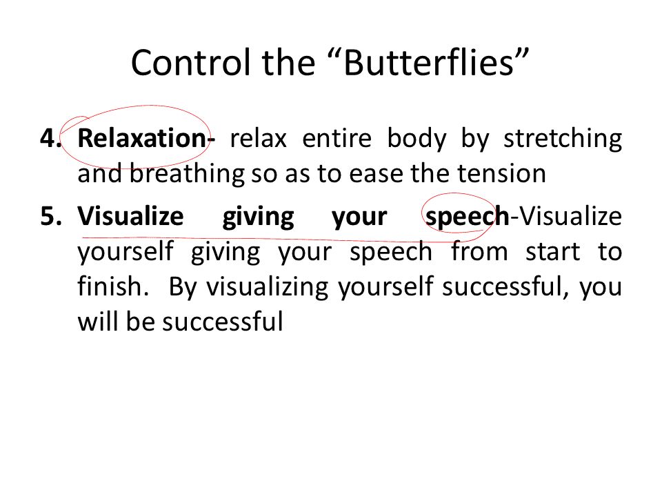 Control the Butterflies