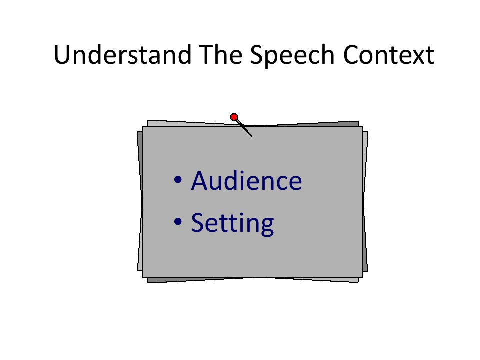 Understand The Speech Context