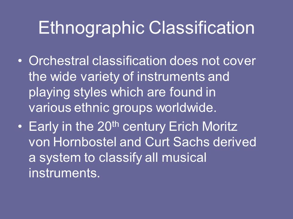Classification of Instruments - ppt online download