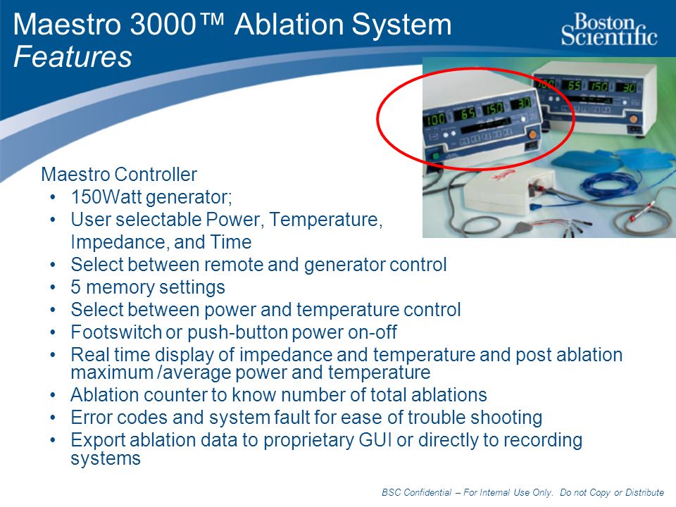Maestro 3000™ Ablation System - ppt download