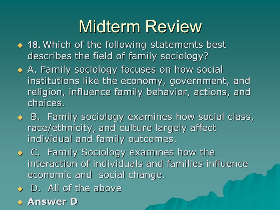 Midterm Review Family Sociology Ppt Video Online Download