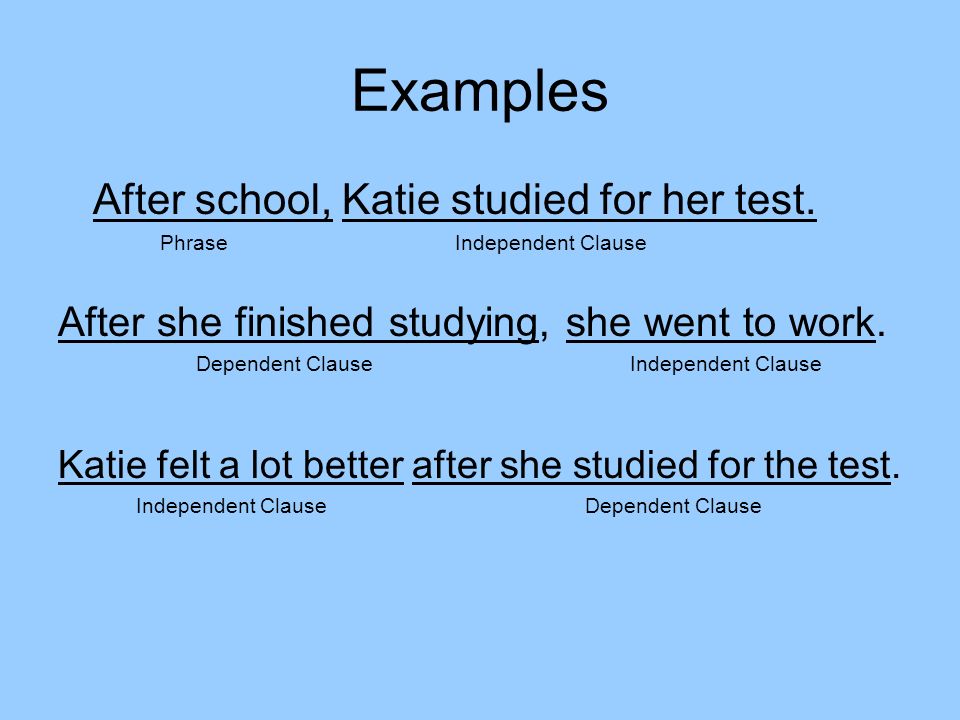 Kate studies. Dependent and independent Clauses. Dependent Clause. Dependent relative Clauses. Dependent Clause independent Clause.