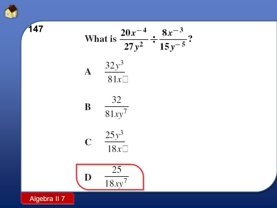 Algebra II 7