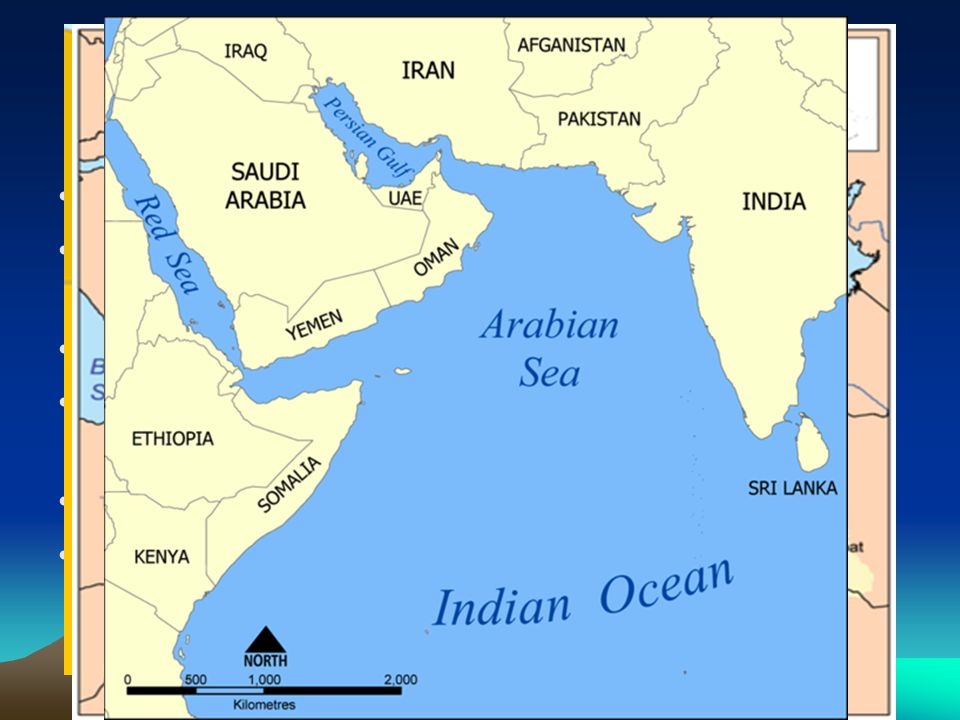 Southwest Asia Physical Map