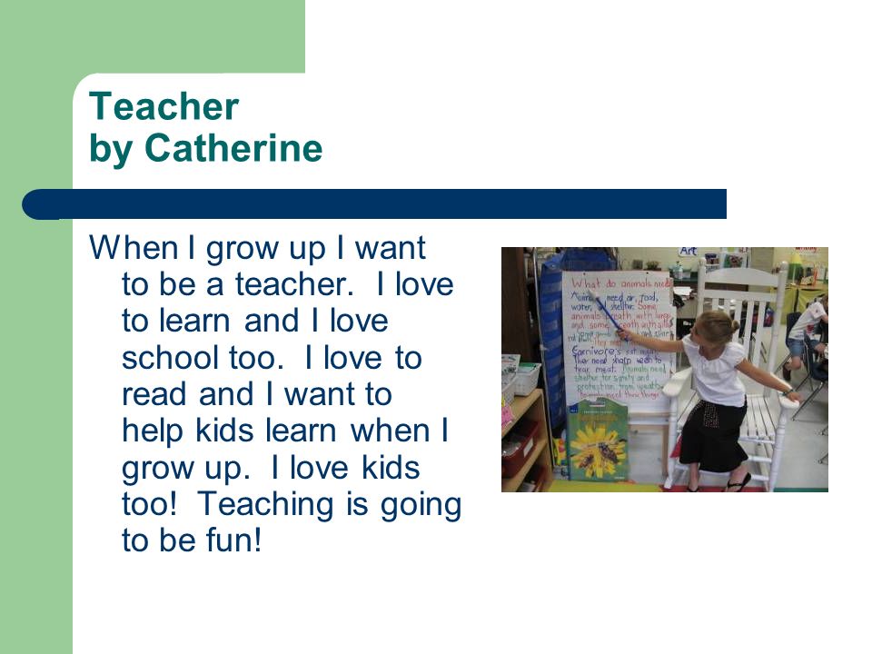 Teacher by Catherine