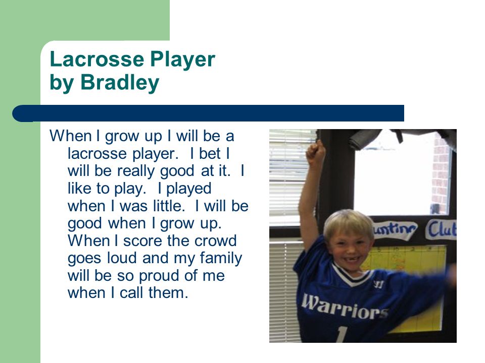 Lacrosse Player by Bradley