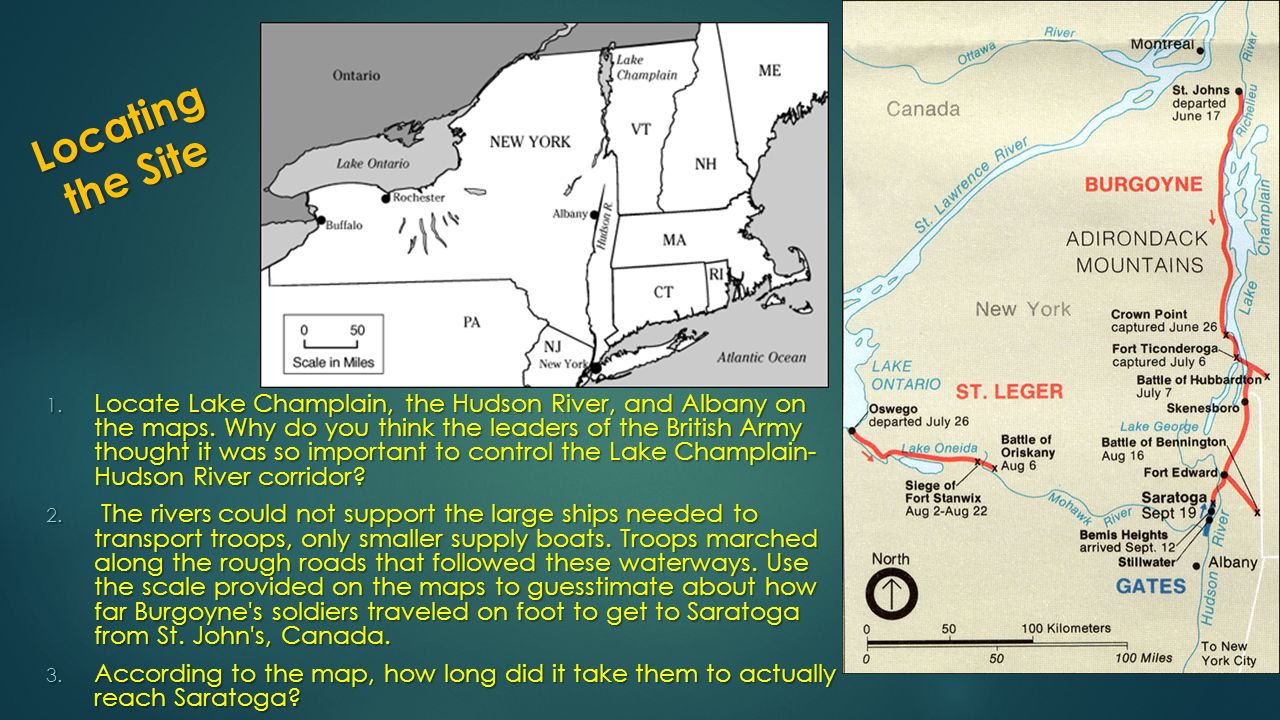 Burgoyne's Blundering Invasion (Saratoga Campaign) - ppt video online download