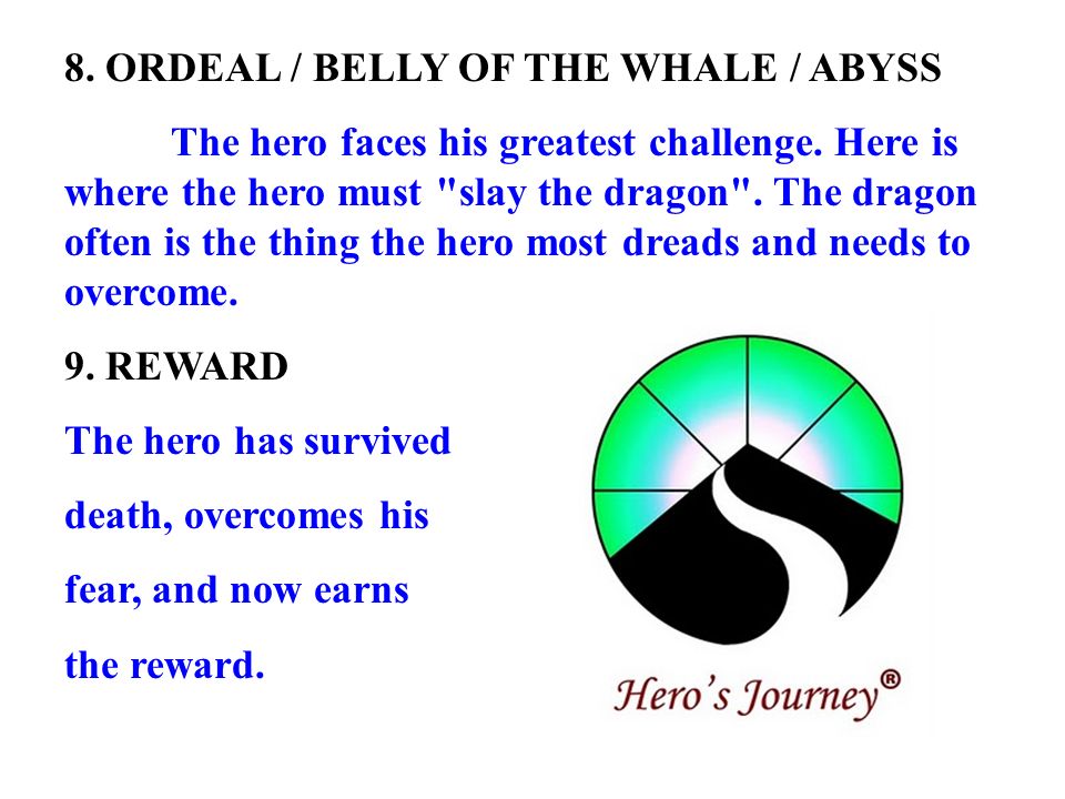 8. ORDEAL / BELLY OF THE WHALE / ABYSS
