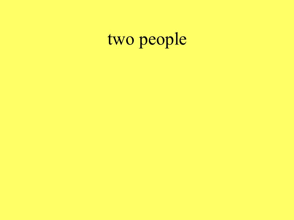 two people
