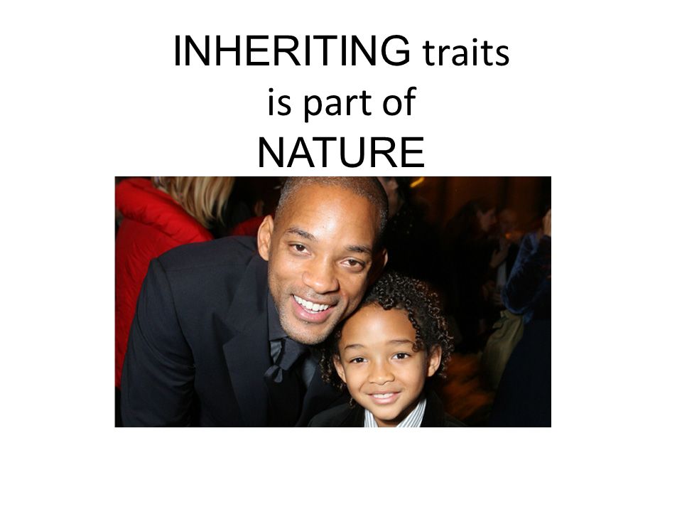 INHERITING traits is part of NATURE